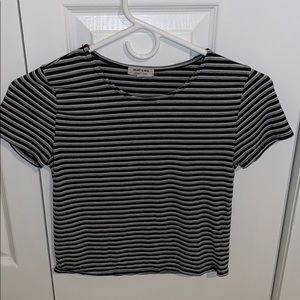 Black, Grey and white shirt